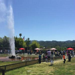 Old Faithful Geyser of California photo