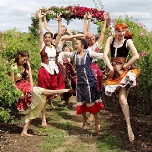 Dance Romp in the Rose Garden at Russian River Rose Company